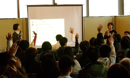 写真：Ｂ組投票の様子