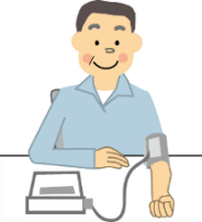 血圧を測るイメージ