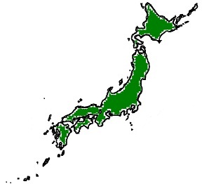 カット：日本地図