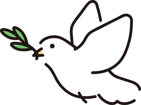 白い鳩
