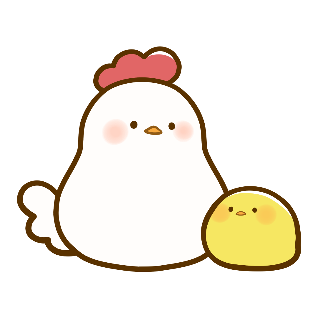 にわとりとひよこ