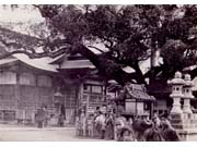 写真：開口神社本殿（『堺大観』写真編より）