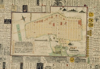 カット：昔の地図(堺市全図及び工業独案内)